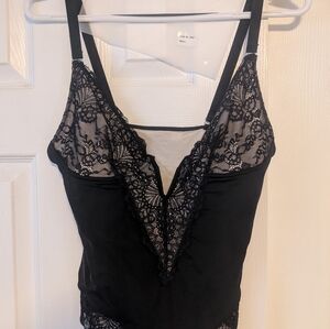 HeyShape V-Neck Half Laced Bodysuit